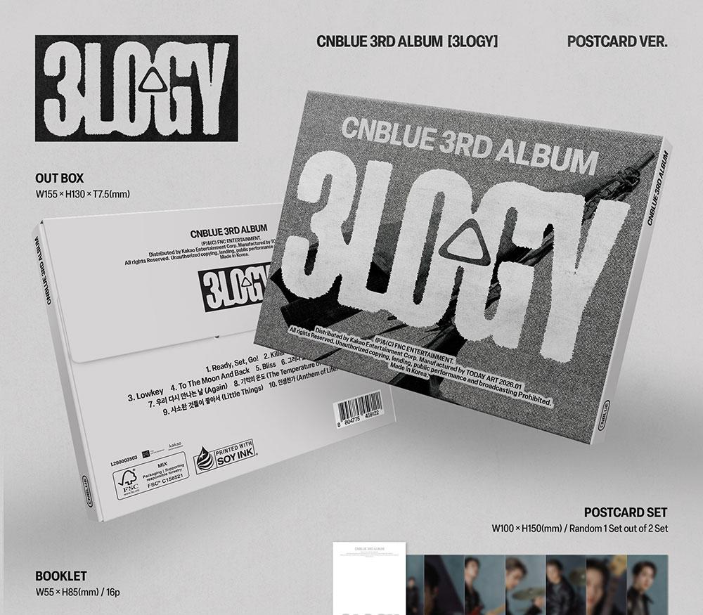 CNBLUE [3LOGY] 3rd Album (POSTCARD ver.)