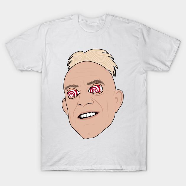 Мужская черная футболка с принтом Судья Дредд - это мультяшка! Футболка из хлопка с принтом на бумаге без резки S белый