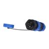 IP68 Waterproof Aviation Plug Socket Set LP16 3Pin Weld Free Back Nut Type Male Female Butt Terminal