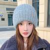 Wool Hat Women's Autumn and Winter New Wool Casual Knitted Hat, Ear Protector Headgear Winter Hats for Women, Beanies for Women, Hats for Women Winter