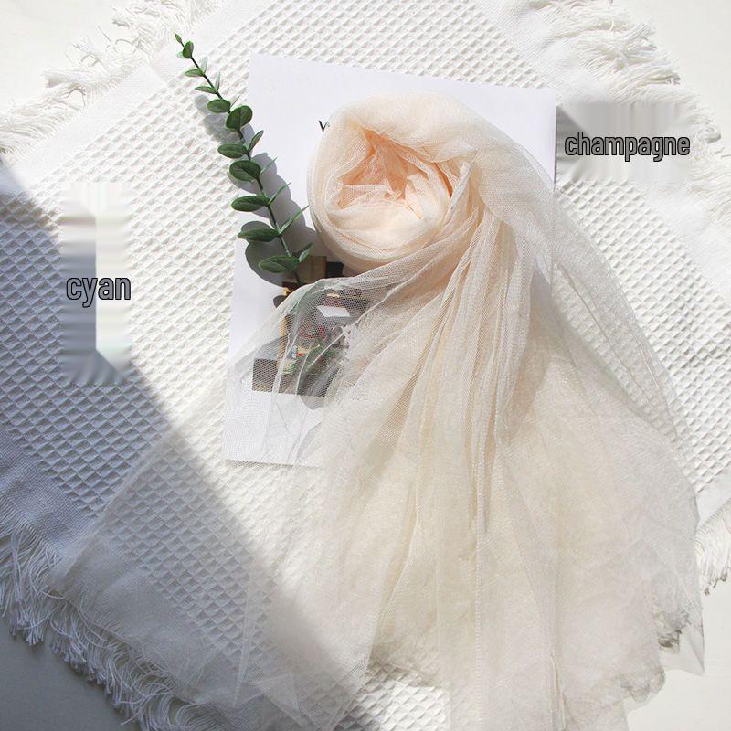 Green Tulle Lace Net Fabric for Kindergarten & Wedding - Transparent, Free Shipping