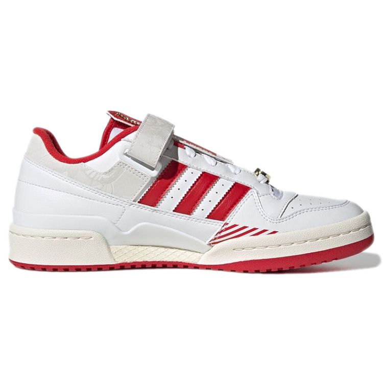 Quiccs x adidas Forum Low TEQ63 Unisex Sneakers White Cloud-White Scarlet GW3493