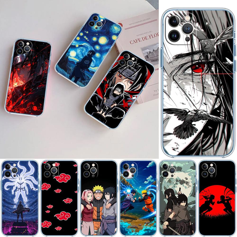 PP4 Anime Naruto Soft Shell Transparent Phone Case for Motorola Moto Edge 20 30 40 50 S30 Fusion Ultra Pro Neo Lite + G200 G23