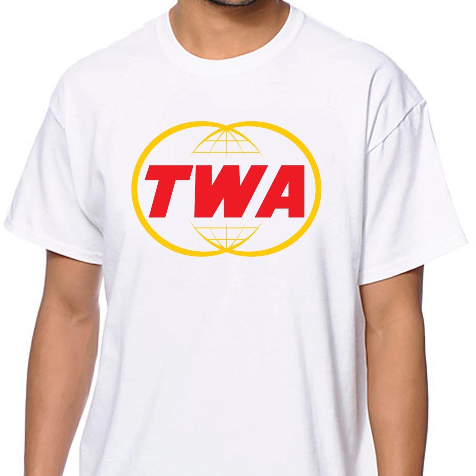 TWA T-Shirt - Defunct Airline Logo - Retro Logo Shirt - 100% Preshrunk Cotton XL