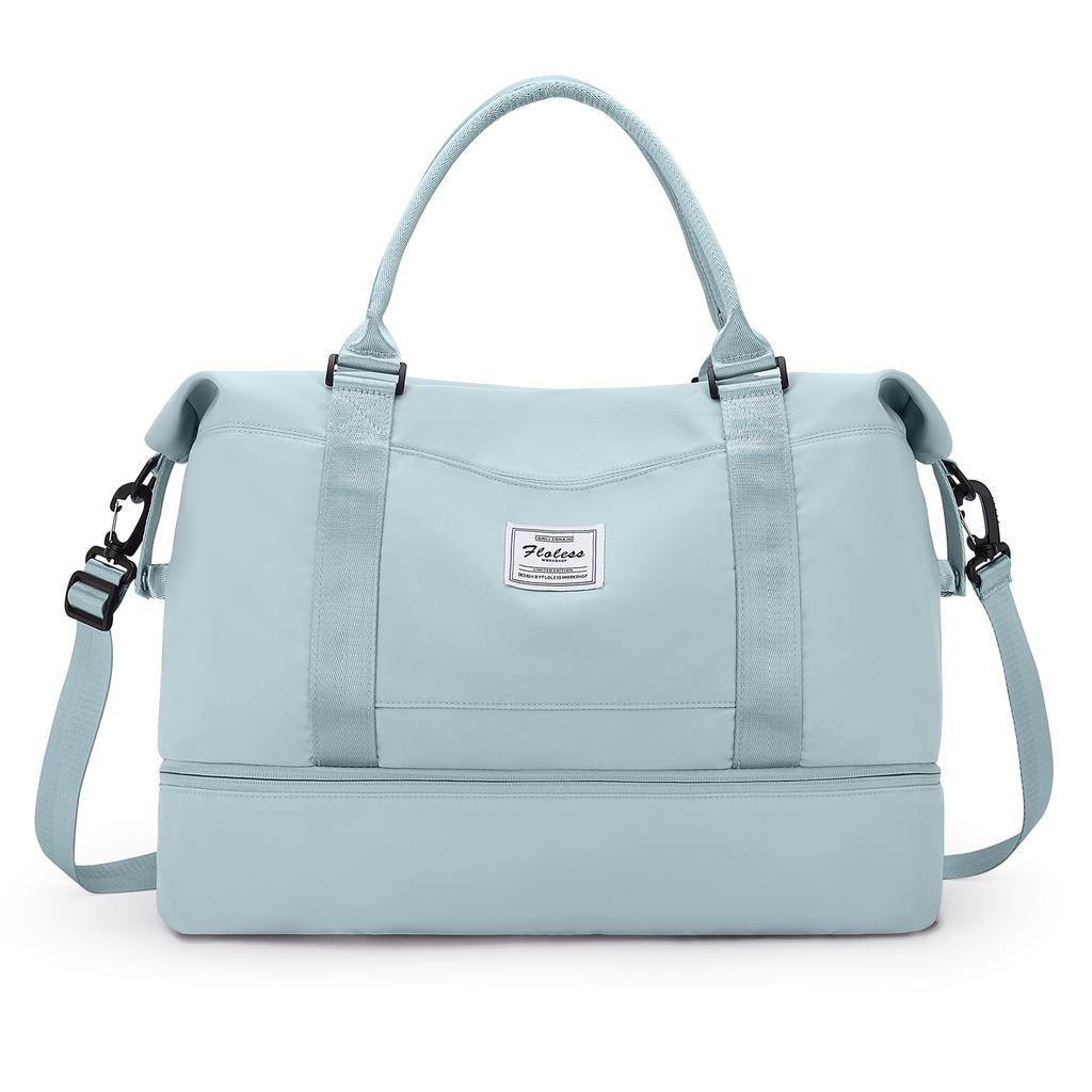 Weekender Bags For Women,Personal Item Travel Bag With Shoes Compartment,Overnight Travel Duffel Bag With Toiletry Bag