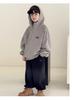 Boys' Velvet-Lined Hooded Sweatshirt - 2026 Trendy Winter Fleece for Big Kids