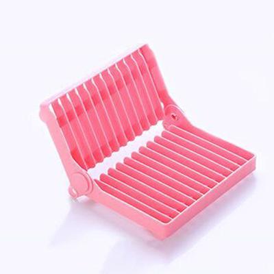 Plastic Tray Rack 20*15cm Practical Tableware Shelf Save Space Drain Racks 1Set Kitchen Supplies