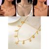 Schelp Hanger Ketting Met Legering Ketting Voor Dames Strand Mode
