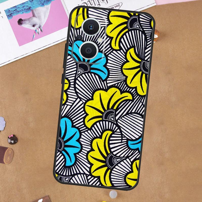 

African Wax Fabric For OPPO Reno 7 8 Lite 10 11 12 13 14 Pro 8T 11F 12F 13F 14F OPPO Find X8 X5 X6 X9 Pro Case OPPO Reno8 5G
