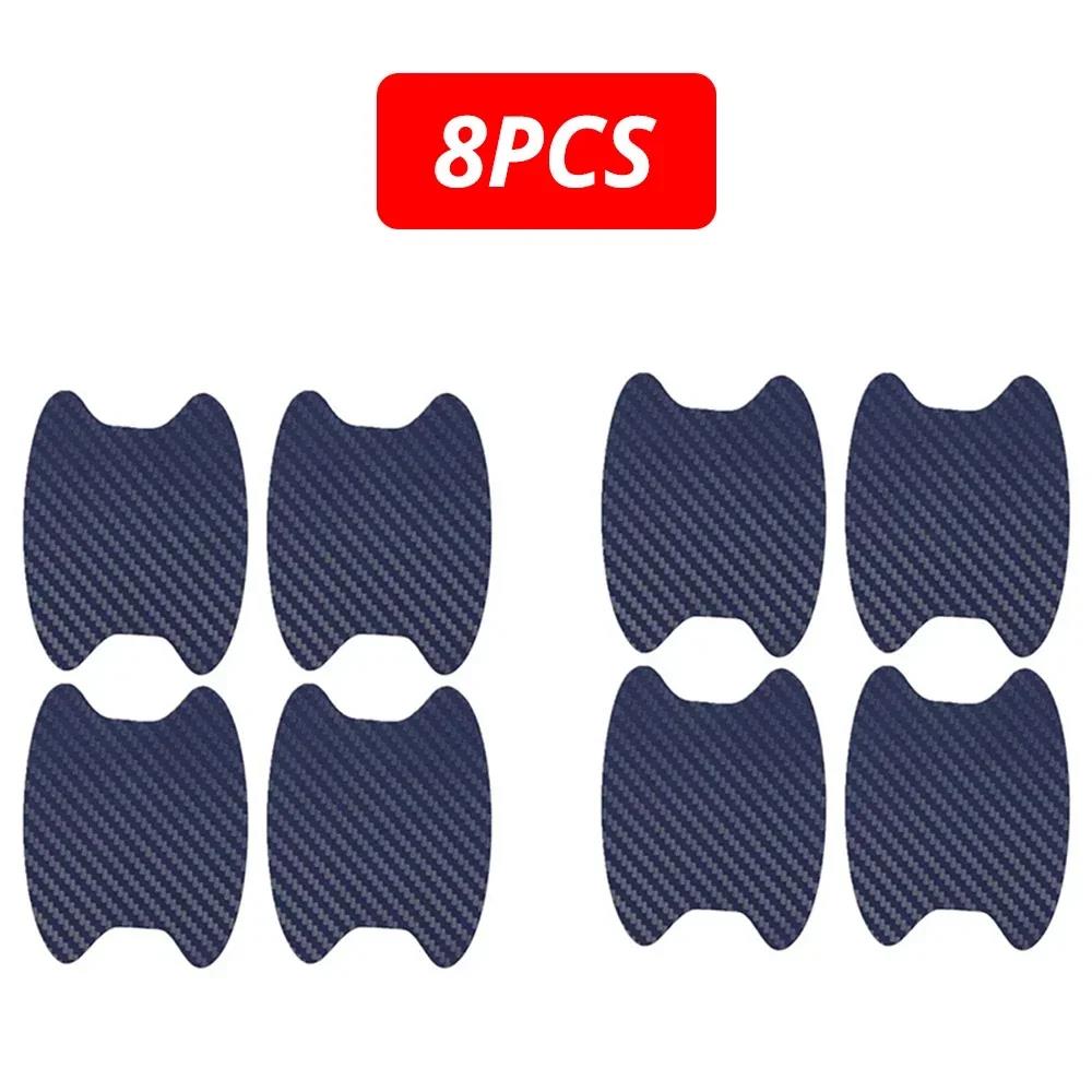 Car Door Handle Stickers Carbon Scratches Resistant Cover Protection Film Exterior Styling auto Accessories Defense Universal