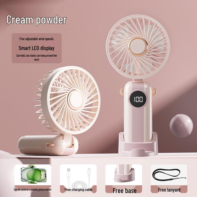 Foldable Handheld Mini USB Fan with Large Airflow