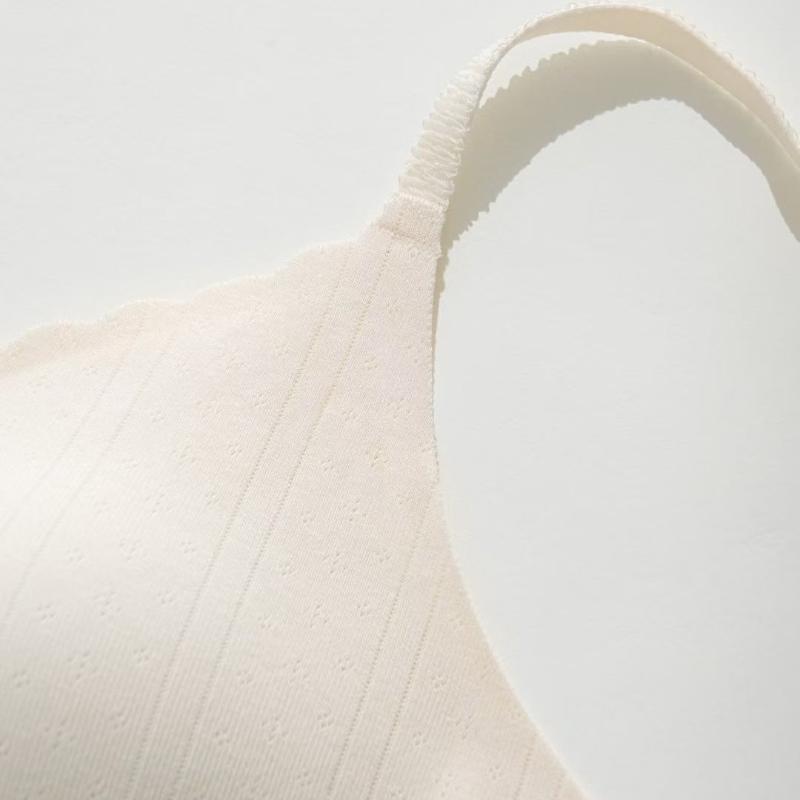 Women's Seamless Comfortable Bra Push-up Breathable Thin Bow Bra Wire-free Perfect for Small Breasts