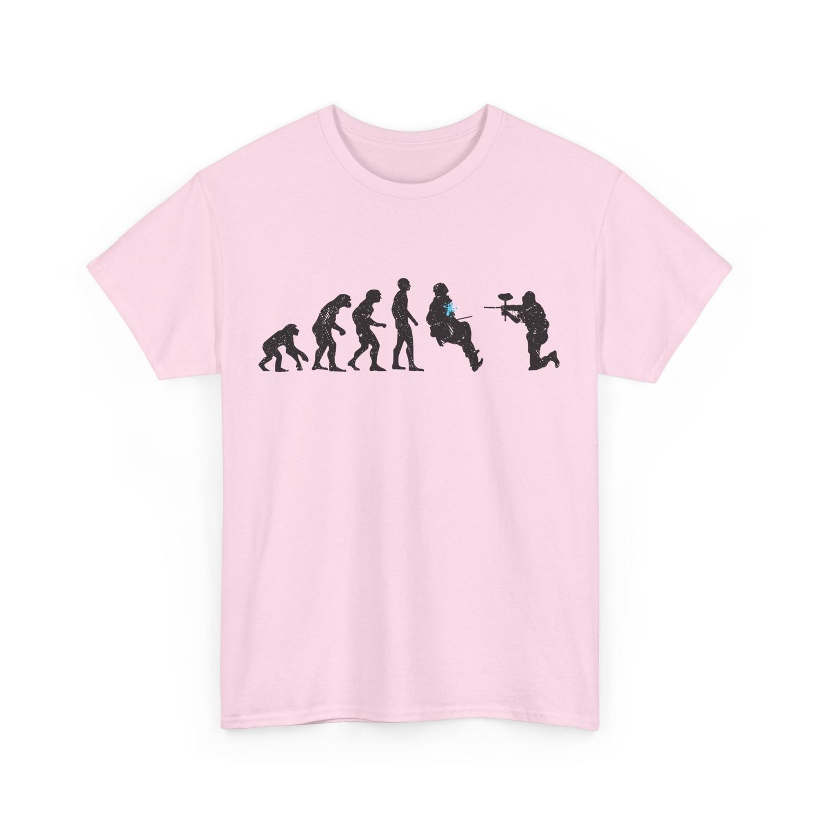 Paintball Shirt, Paintball Player Evolution Paintball Lovers Men T-Shirt XXXXL
