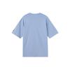 Jordan T Shirts Men's Blue Crew Neck Moderate Straight Fit DA9890-469