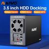 MAIWO 2.5/3.5 Inch Dual Bay External Hard Drive Enclosure USB3.1 Type-C Gen2 10Gbps Array Cabinet SATA Hard Disk Box With 4 RAID