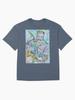 Georges Brassens GEORGES BRASSENS Watercolor Portrait Oversized T-Shirt
