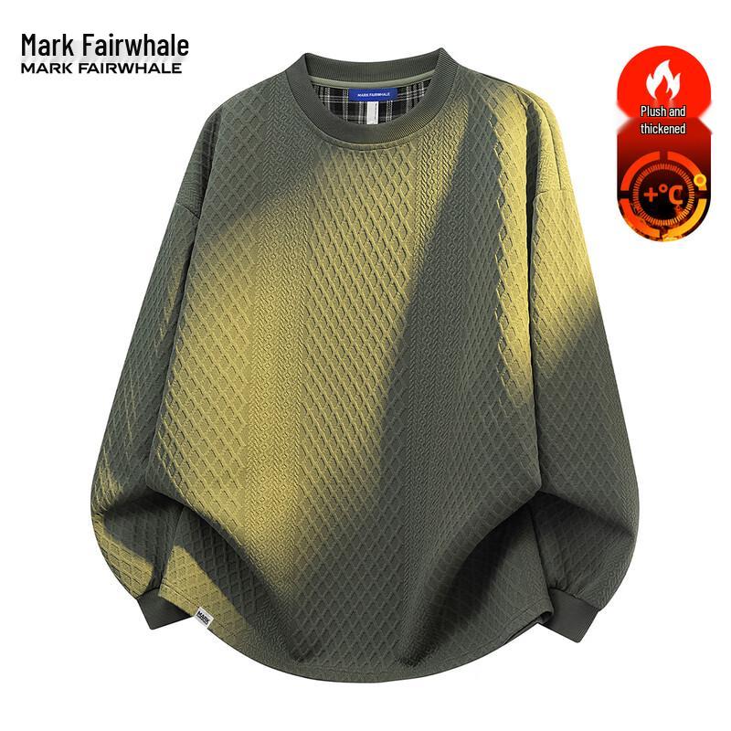 Mark Fairwhale Men's Casual Crewneck Sweatshirt