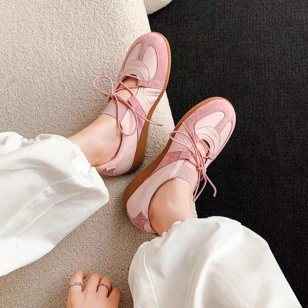 Women's Outdoor Walking Leisure Sports Shoes 2025 Spring Autumn New Low-top Comfortable Soft Bottom Fashion Flats