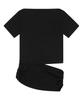 MUCENT Rebar Shirring Slit Off-Shoulder Short Sleeve Tee (3 Colors)