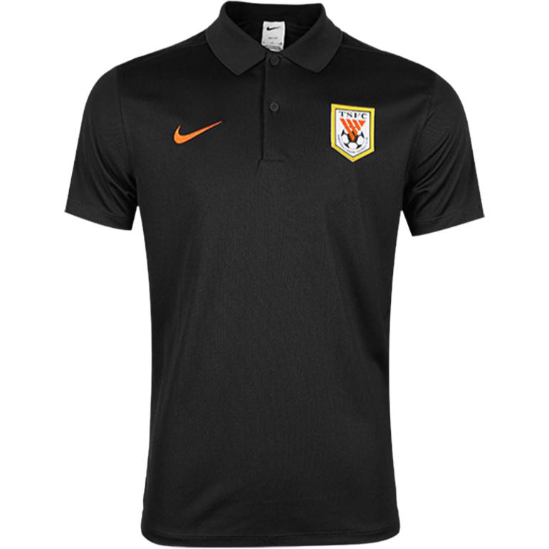 Nike Dri Fit Polo Shirts Men s Black Polo Collar Moderate IQ0520-010 L