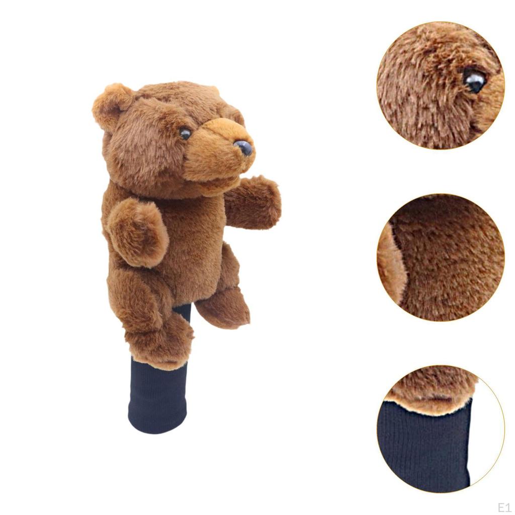 Golf Club Head Cover for Wood Driver Plush Accessory Training
