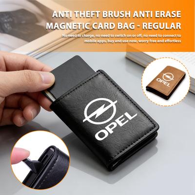 Men Wallet RFID Blocking Credit Card Holder Purse Male Money Bag For Meriva Mokka Grandland Vectra Zafira Vivaro Antara