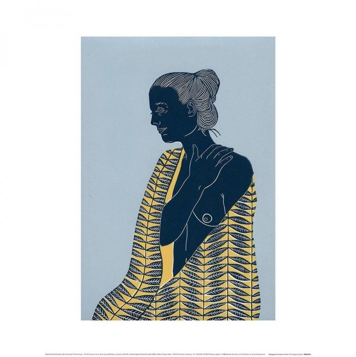 Impresión "Envuelta en hojas" de Ellen Von Wiegand