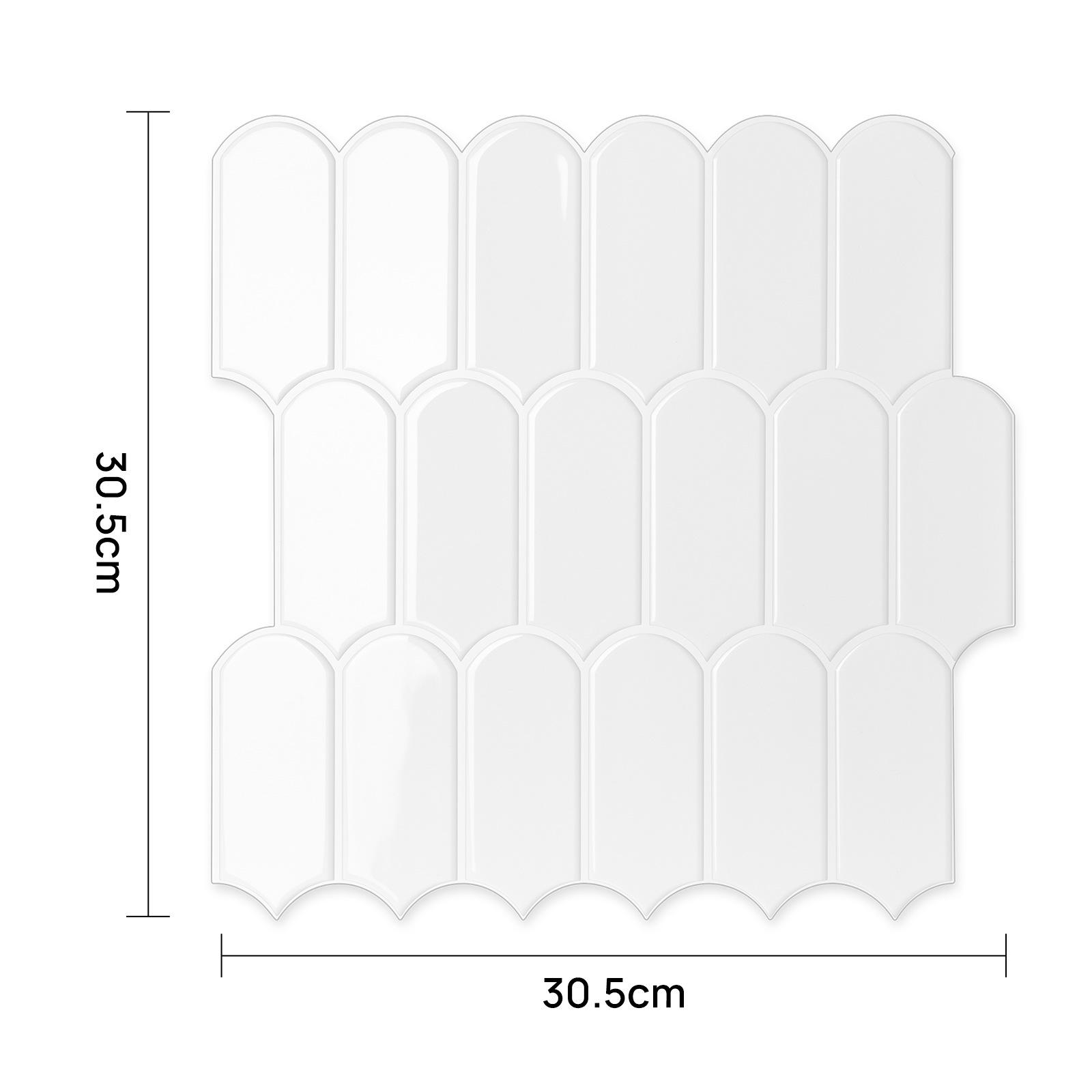 

3D Pink Door-Shaped Tile Stickers for Kitchen & Living Room – Self-Adhesive, Stereoscopic Epoxy Wall Décor 30.5 x 30.5 cm