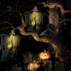 Glowing Skeleton Ghost Hanging Pendant Spooky Halloween Decoration for Porch, Haunted House and Terror Party Scary Props