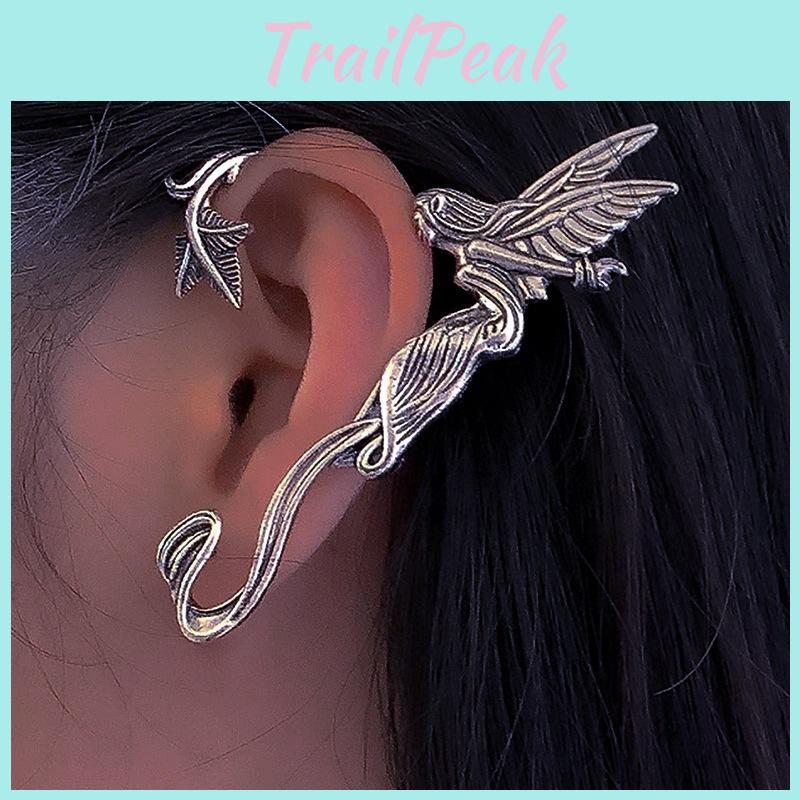 Retro Vampire And Angel Ear Cuff Jewelry For Female Punk Style