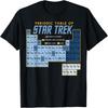 Camiseta Gráfica T-Shirt Tabela Periódica Série Original Star Trek T-Shirt