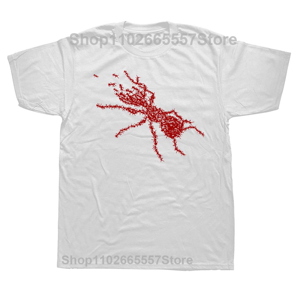 Funny Ants Party T Shirts Summer Tee Tops Round Neck ShortSleeve Fashion Ant Keeper Farm Tshirt Clothing Casual Basic Tshirts