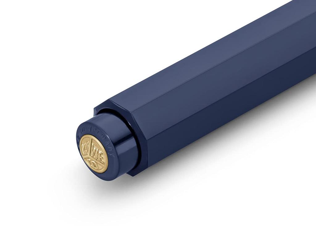Stylo à bille Kaweco Classic Sport Bleu marine Importé Officiellement, à base d'huile, CSBP-NV,