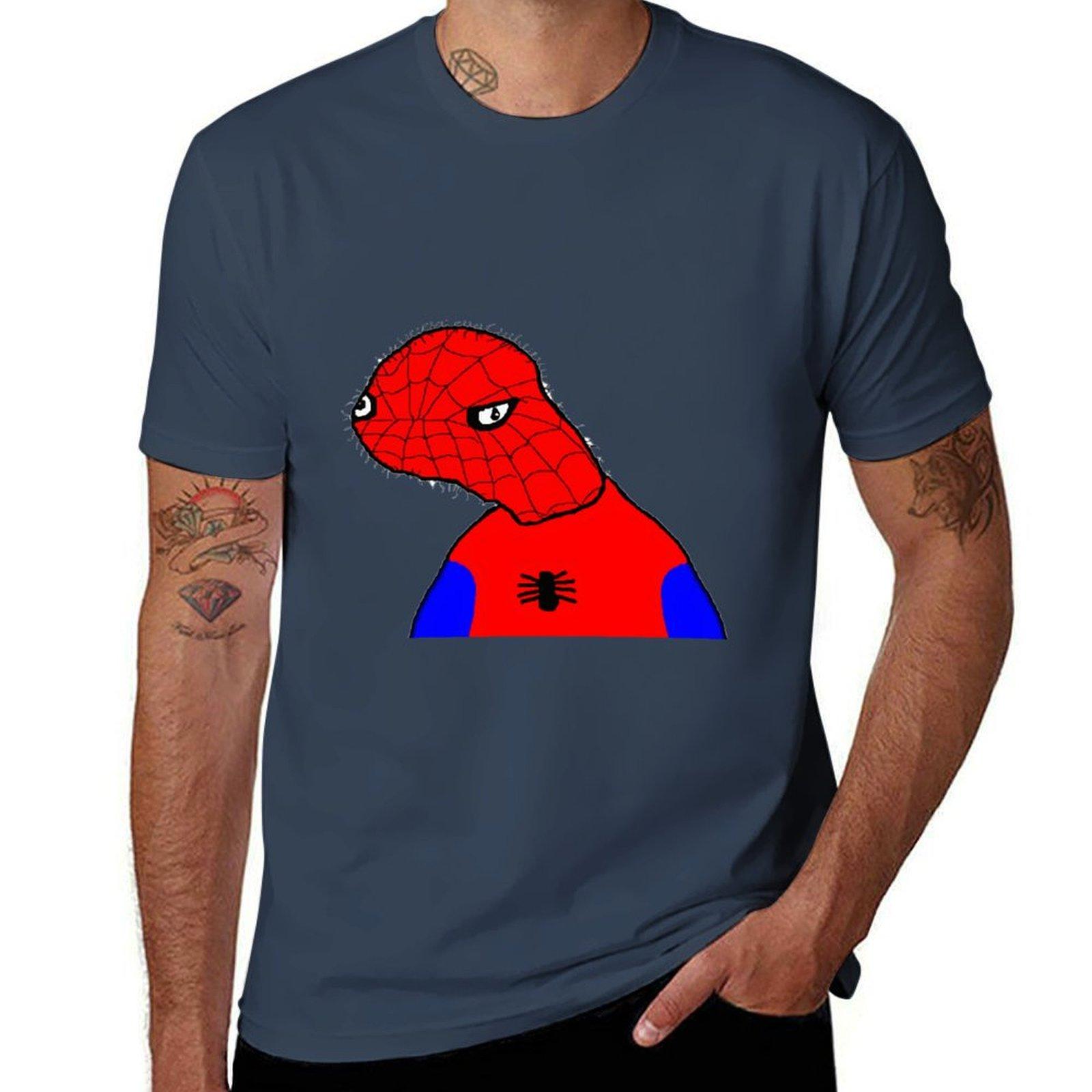 Spooderunisex Tshirt Baggy Shirts Kawaii Clothes Hippie Clothes Anime Tshirt Plain T Shirts Unisex S