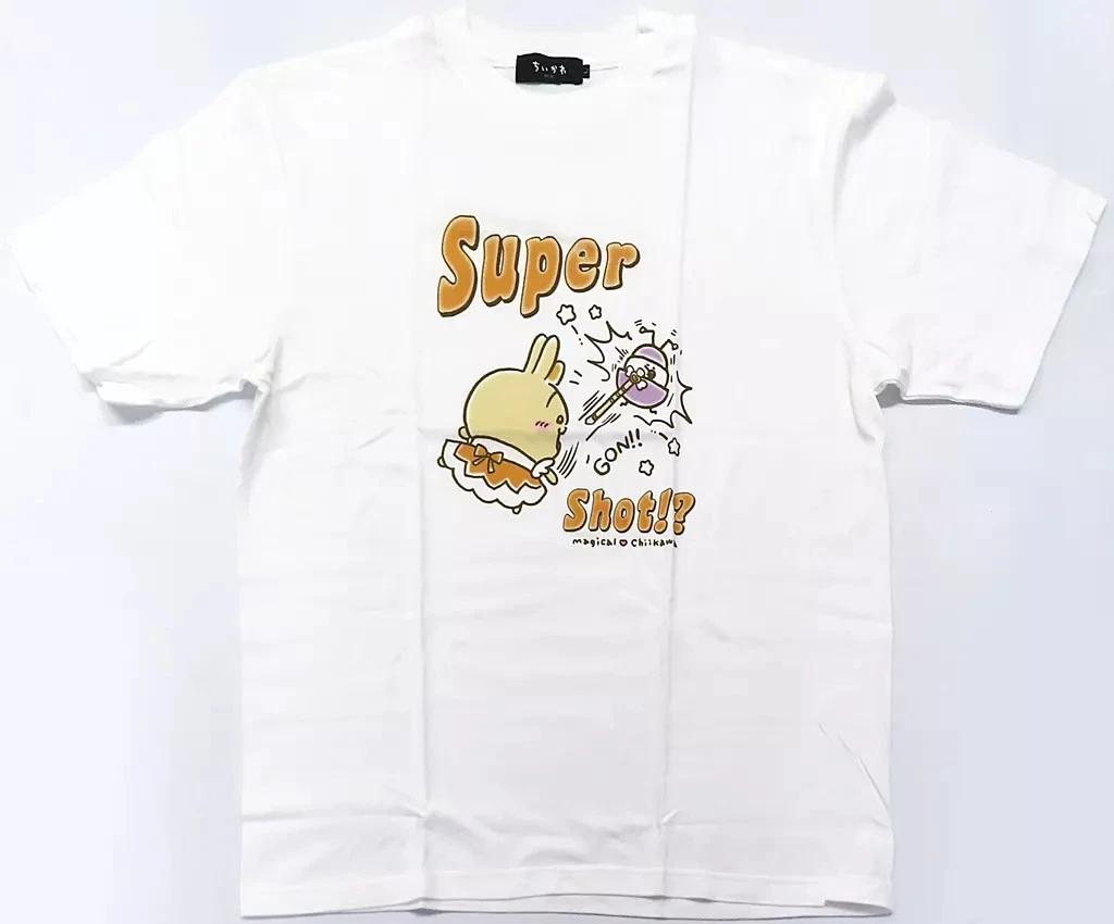 Большая футболка Усаги Супер Выстрел!? Белый L Чиикава (2023) XL