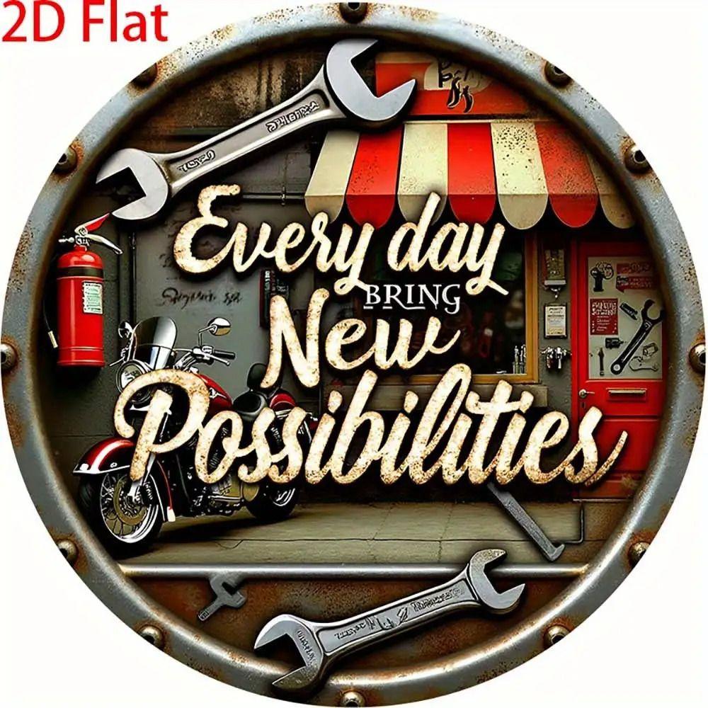 Гараж Бар Металлическая Жестяная Табличка Настенный Декор 20x20см