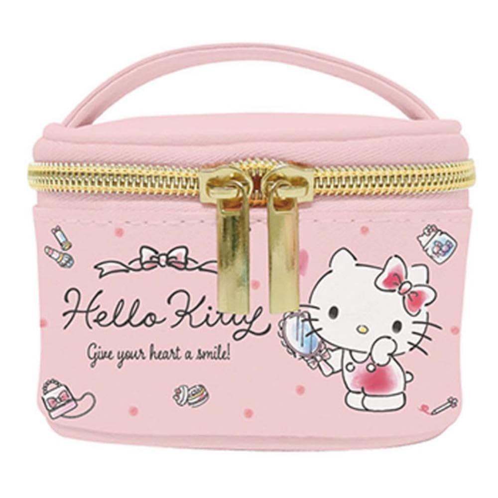 K Company Sanrio Characters Mini Vanity Pouch Hello Kitty SAC-MV-KT H7 x W10.5 D8.5cm
