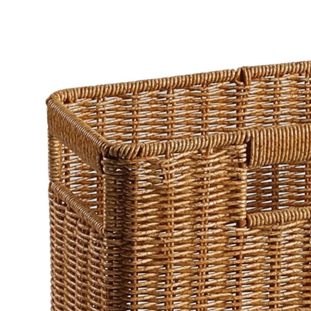 Decorative Japanese Basket for Storing Various Household Items with Handles