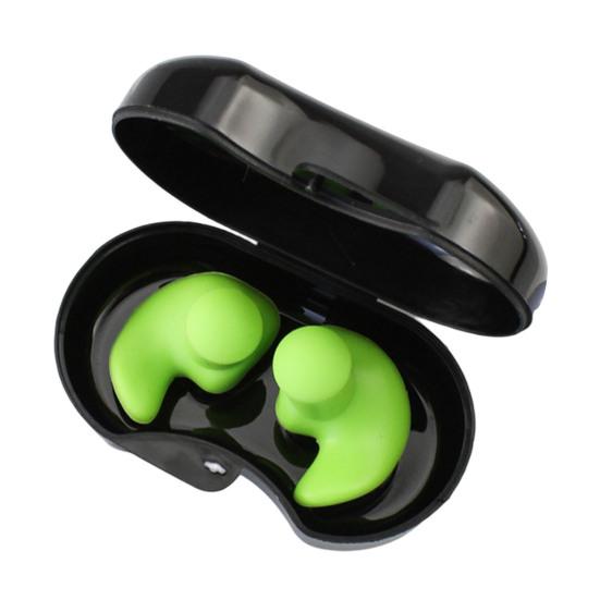 1 Pair Bath Earplugs Easy To Wear Professional Non-slip Perfect Fitting Soft Assisted Swimming Comfortable Swimming Earplugs