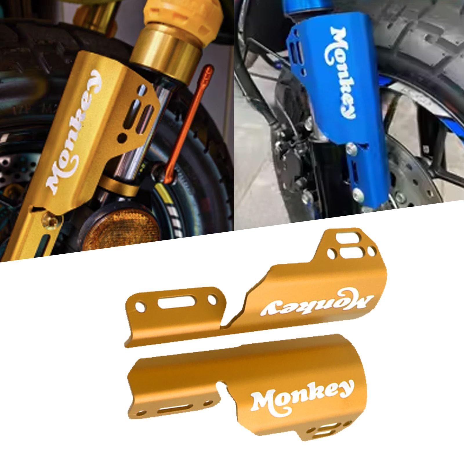 

FOR Monkey125 Monkey125 Monkey 125 Front Fork Shock Absorber Protective Cover Accessory Front Shock Absorber Cover Monkey125 (D) [Parallel Import]