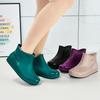Women's Short Rain Boots - Non-Slip, Waterproof, Fashionable Low-Top Shoes for Outdoor Wear - Comfortable and Trendy.