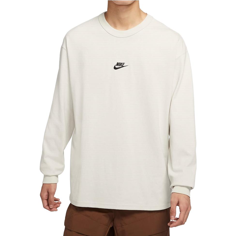 Nike T Shirts Men's White Crew Neck Moderate Straight Fit DO7391-072