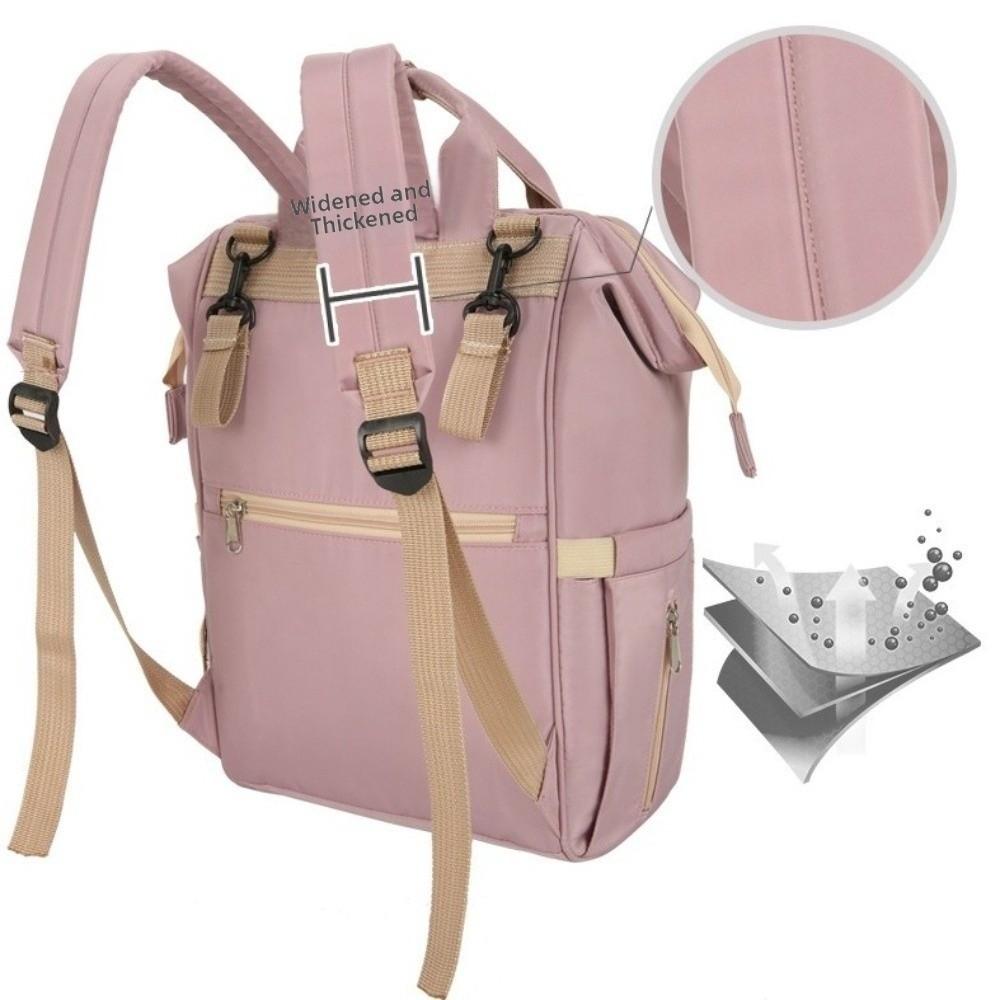 Large Capacity Nappy Backpack Bag Multi-Functional Mom's Outting Bag Mommy Bag  for Nursing