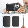 For iPhone 13 Pro Max Case Compatible with MagSafe Ultra Thin Card Holder PU Leather Coated TPU Cover