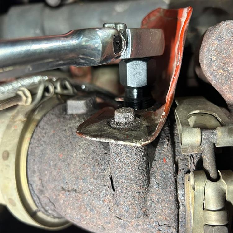 2Pcs Oxygen Sensory Wrench Kit Thread Chaser Tool Carbon Steel Thread Chaser 18x1.5mm 12x1.5mm Thread Chaser