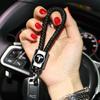 1Pcs Luxury Car Emblem Key Chain Key Ring Key Lanyard Car Styling For Model 3 Model Y Model S X Personalized Car Accessories