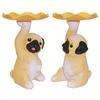 Lovely Dog Statue Key Candy Bowl Dog Statues Figurines Entryway Table Ornament for Office Home Decors New Year Gift