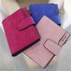 Women Mini Leather Grind Buckle Wallet Card Holder Clutch Wallet Handbag