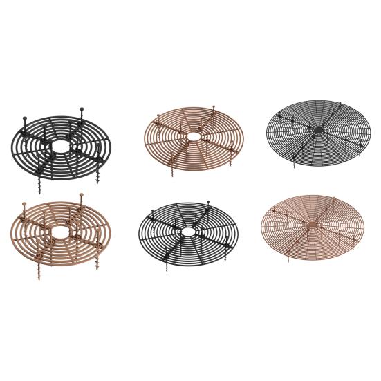 1 set di griglia per vaso per piante, tagliata liberamente, resistente alla ruggine, durevole, con buona copertura, protezione del terreno per fiori per la casa