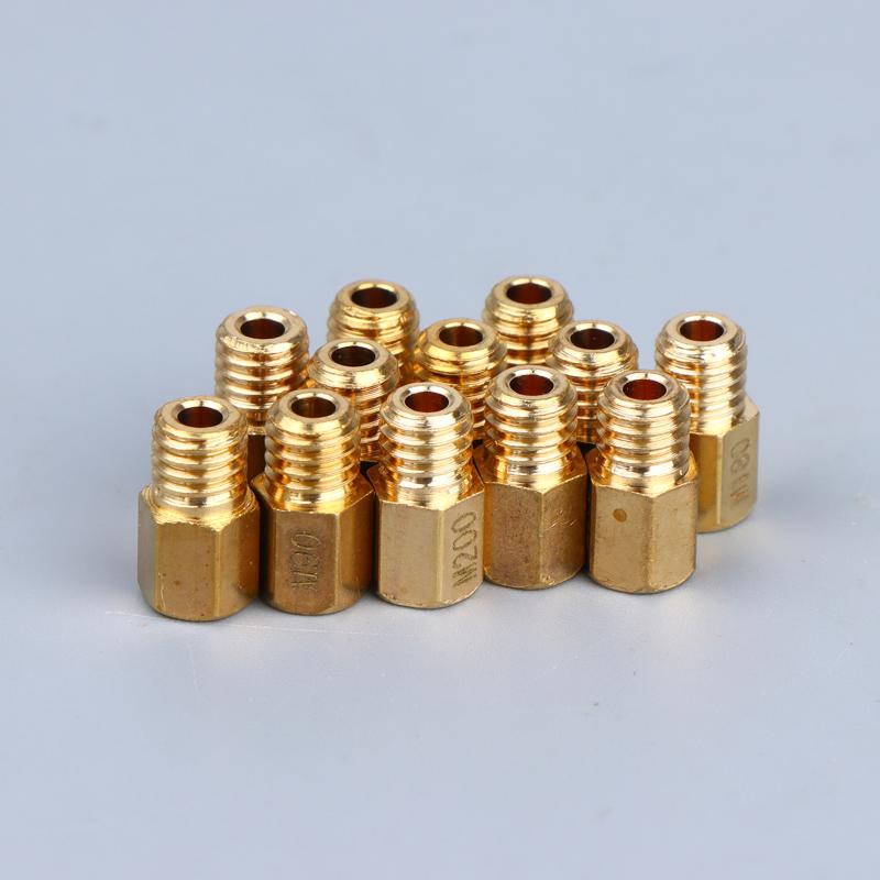 12Pcs Motorcycle Carburetor Main Jet Carburettor Main Nozzle Gauge Nozzle For Mikuni Vm Tm Carb 90- 200